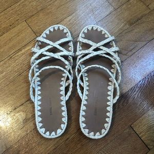 Carrie Forbes raffia sandals